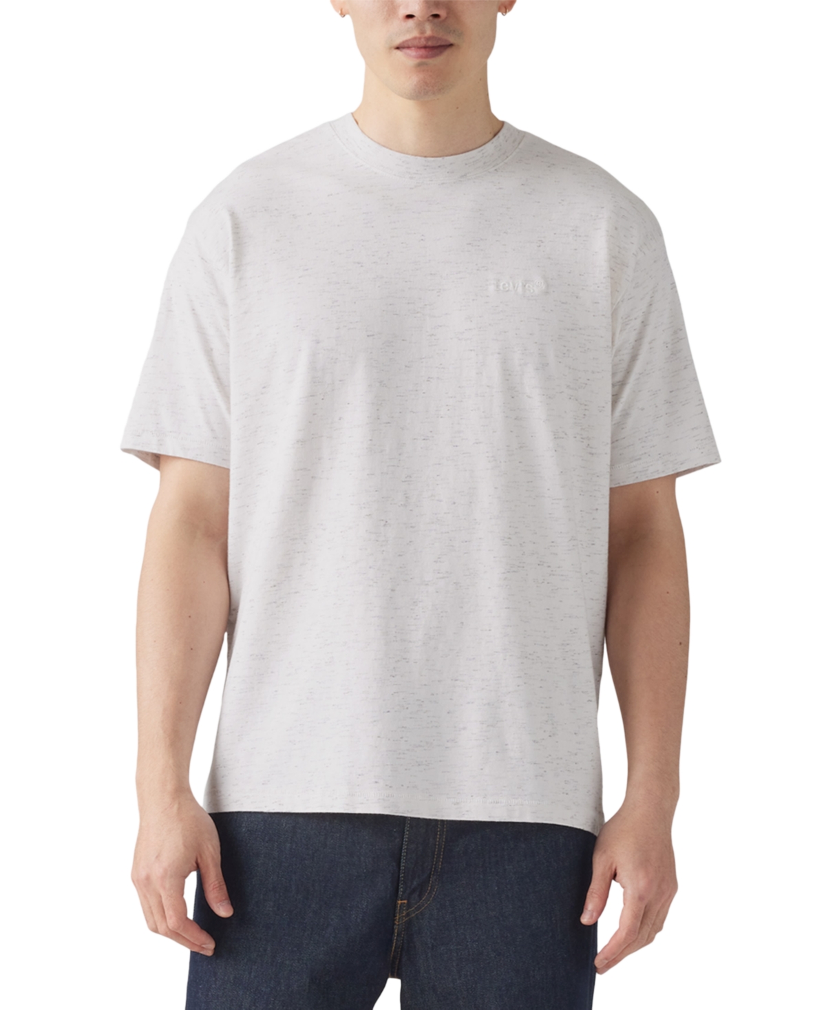 Men's Red Tab Vintage Short Sleeve Dash Crewneck T-Shirt - Iguana