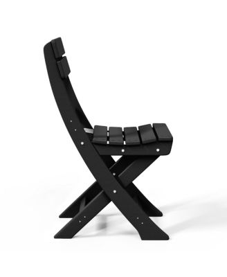 3-Piece Outdoor HDPE Folding Patio Bistro Table and Chairs