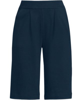 Women's Sport Knit High Rise Pleated 12" Bermuda Shorts