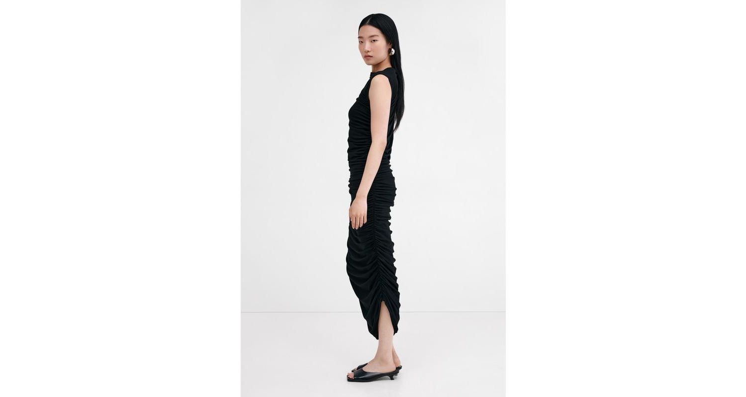 Women's Joan Asymmetric One-Shoulder Side-Ruched Jersey Cocktail Dress