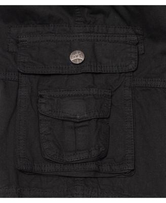 Big Boys Belted Twill Cargo Shorts