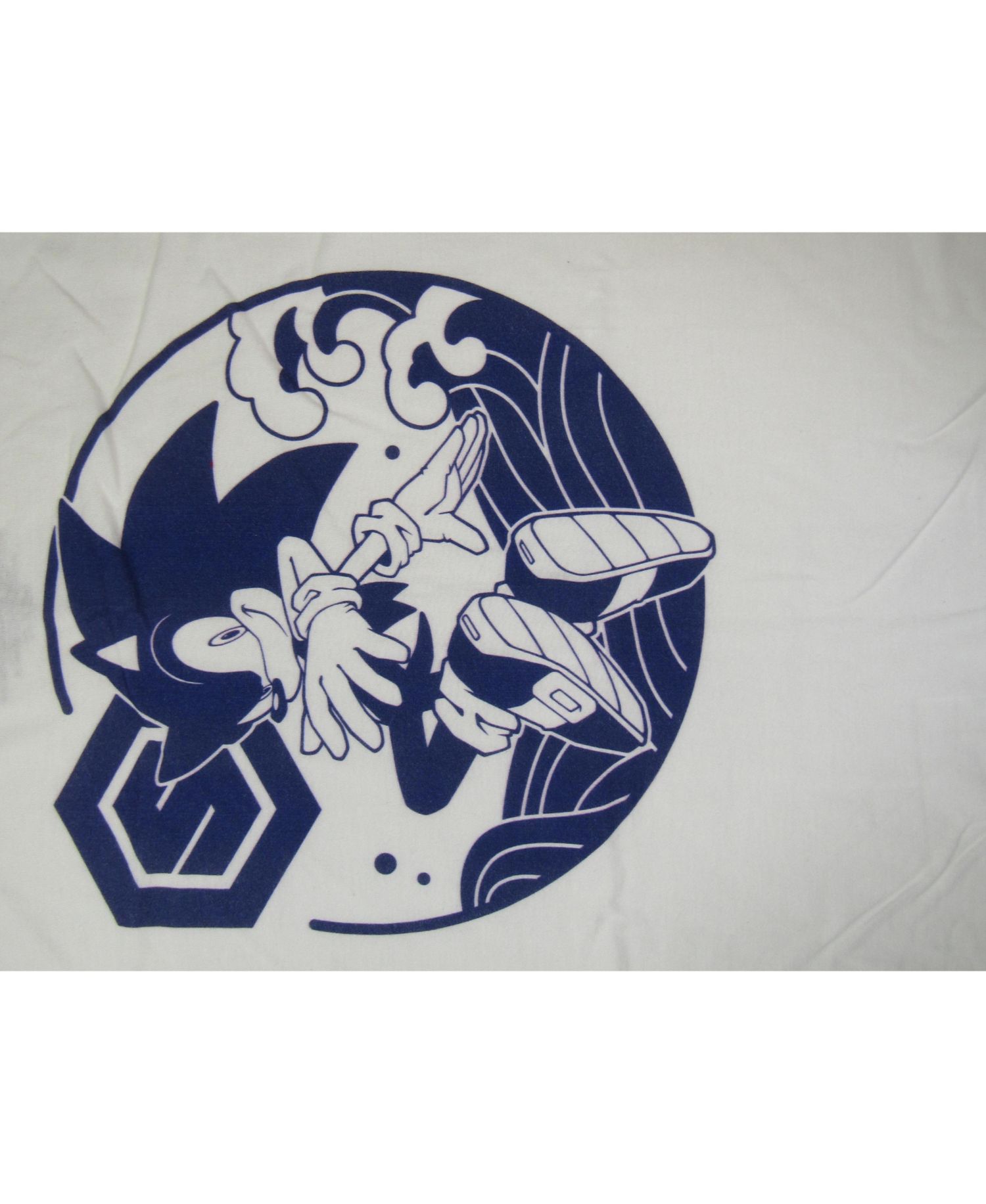Men's Modern Character White Graphic Tee - 3XL