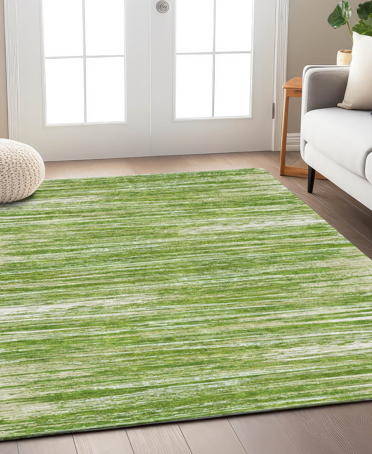 Addison Chantille Acn896 8'x10' Area Rug In Green