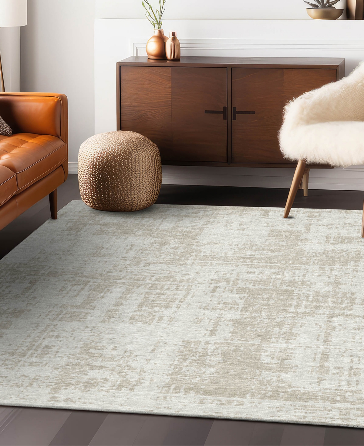 Addison Chantille Acn895 8'x10' Area Rug In Ivory