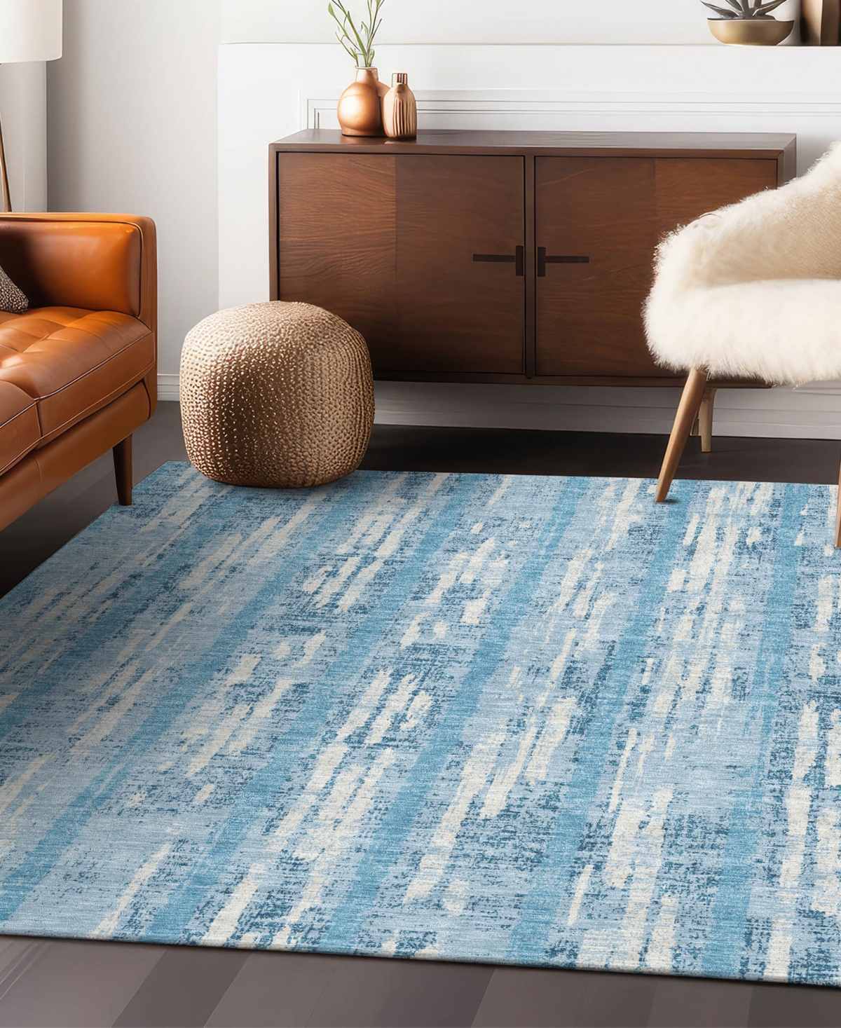 Addison Chantille Acn892 8'x10' Area Rug In Mist