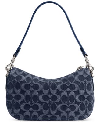 Small Swinger Bag in Signature Denim 