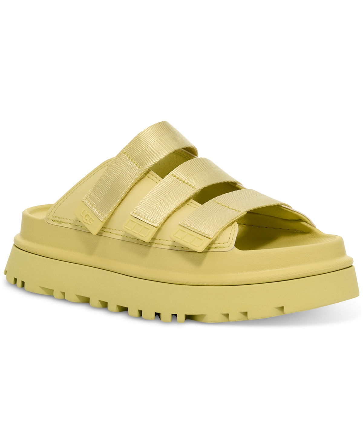 Ugg 44mm Golden Glow Tpu Sandals In Golden Apple