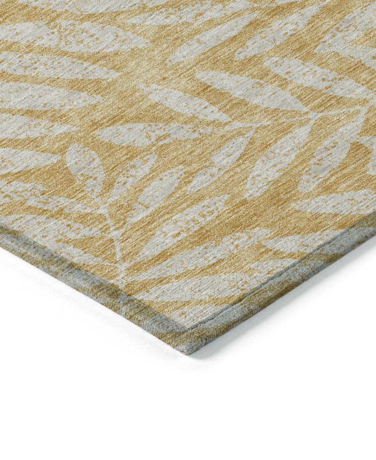 Addison Chantille Acn899 5'x7'6" Area Rug In Gold