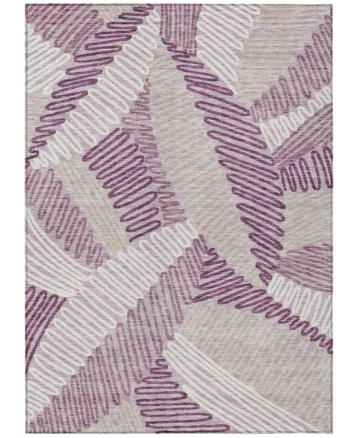 Addison Chantille Acn904 8'x10' Area Rug In Lavender