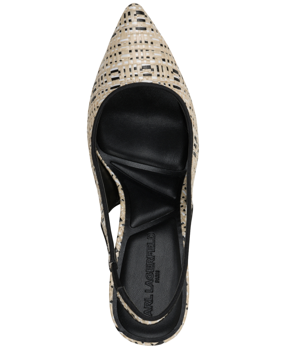 Karl Lagerfeld Women's Rosalyn Slingback Pumps In Natural,black