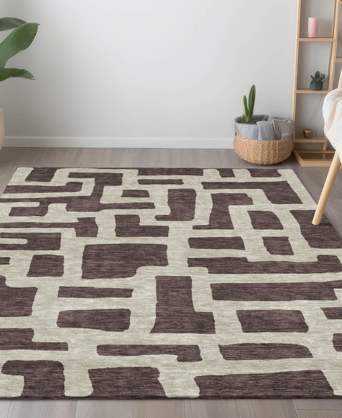 Shop Addison Chantille Machine Washable Acn903 2'6"x3'10" Area Rug In Cocoa