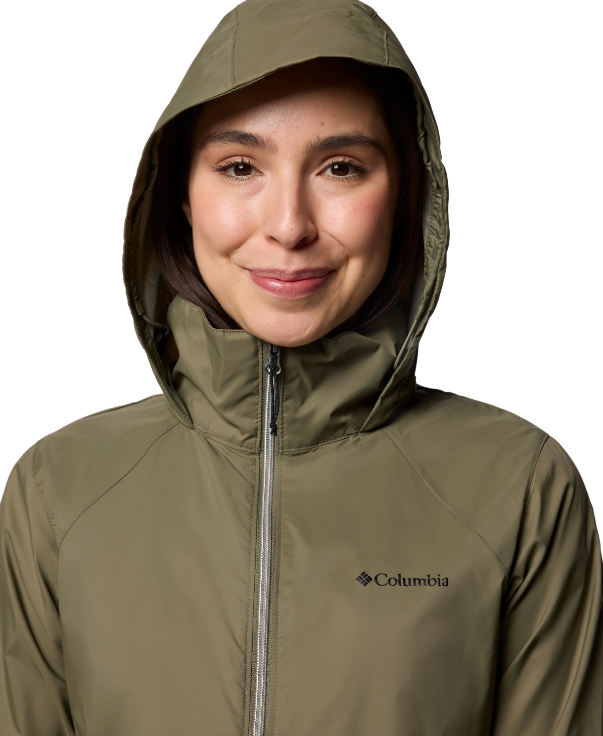 COLUMBIA WOMEN'S SWITCHBACK IV HOODED PACKABLE JACKET 