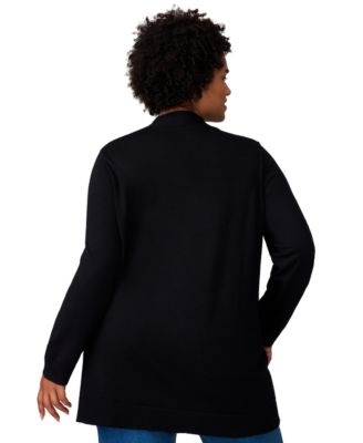 Plus Size  Open-Front Cardigan Sweater