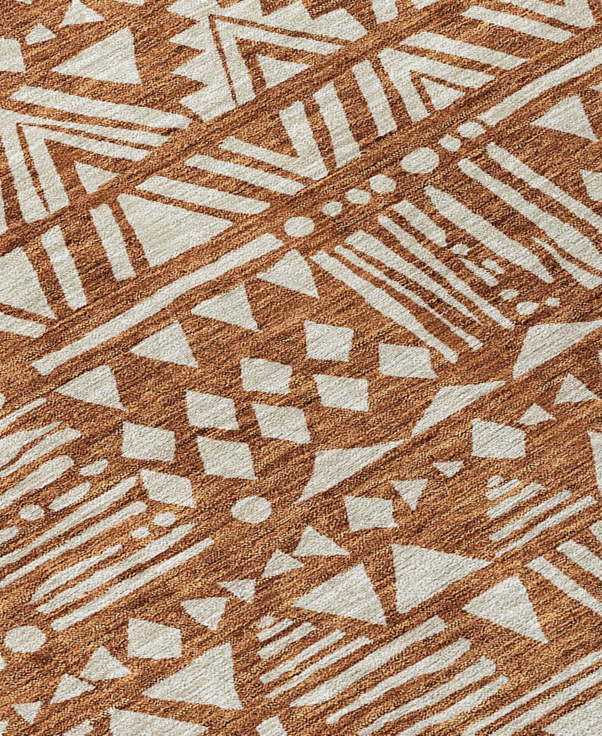 Addison Chantille Acn907 8'x10' Area Rug In Terracotta