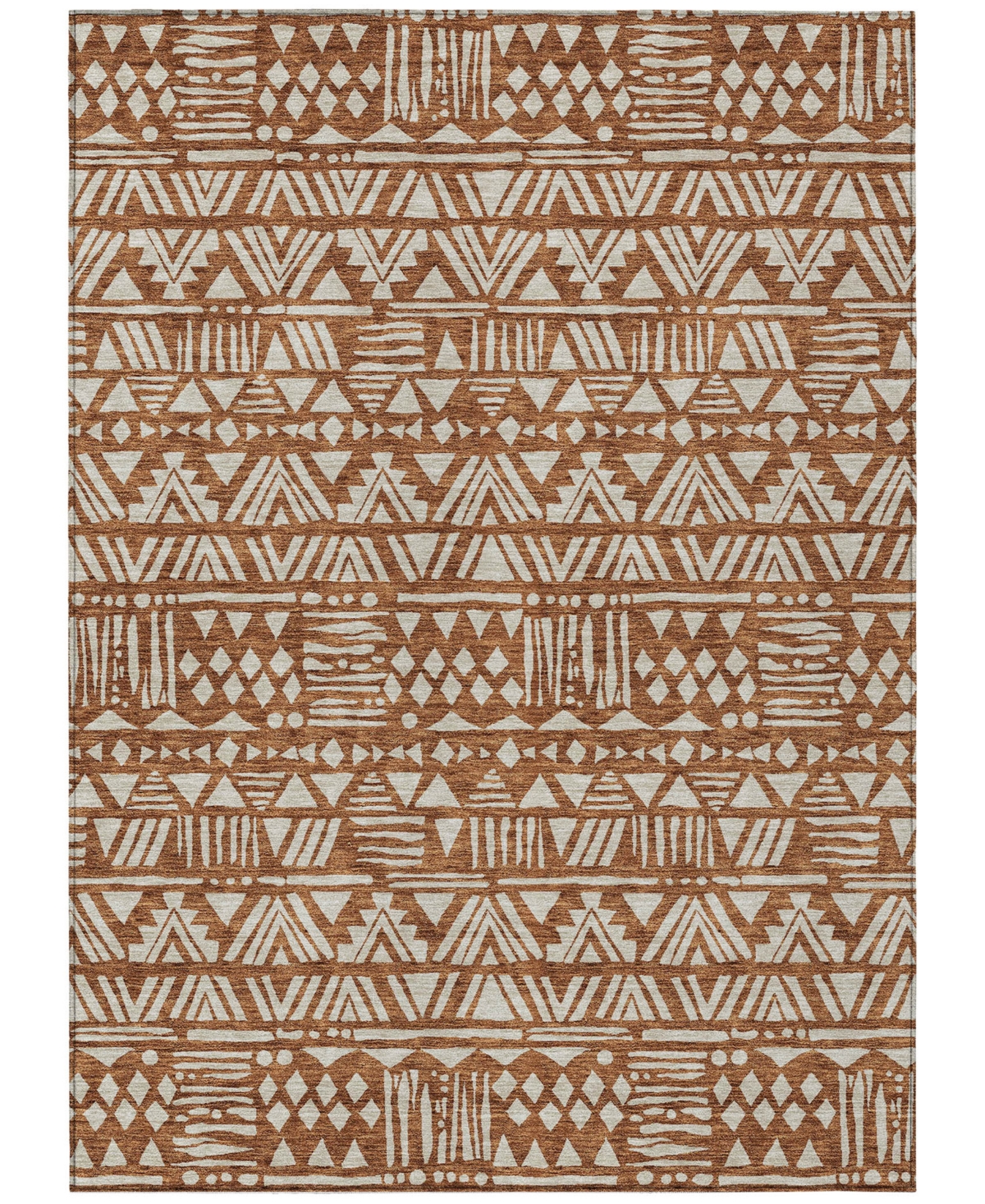 Addison Chantille Acn907 8'x10' Area Rug In Terracotta