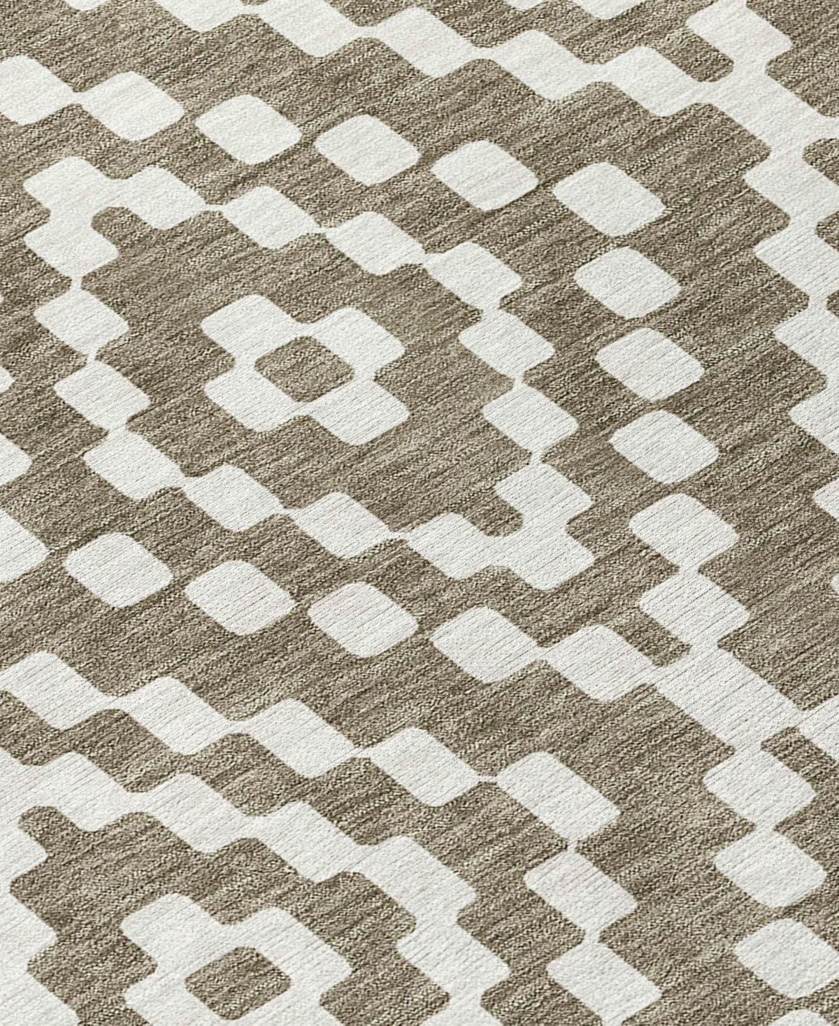 Addison Chantille Acn891 2'3"x7'6" Runner Area Rug In Taupe