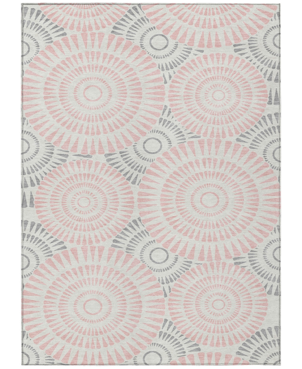 Addison Chantille Acn877 8'x10' Area Rug In Pink