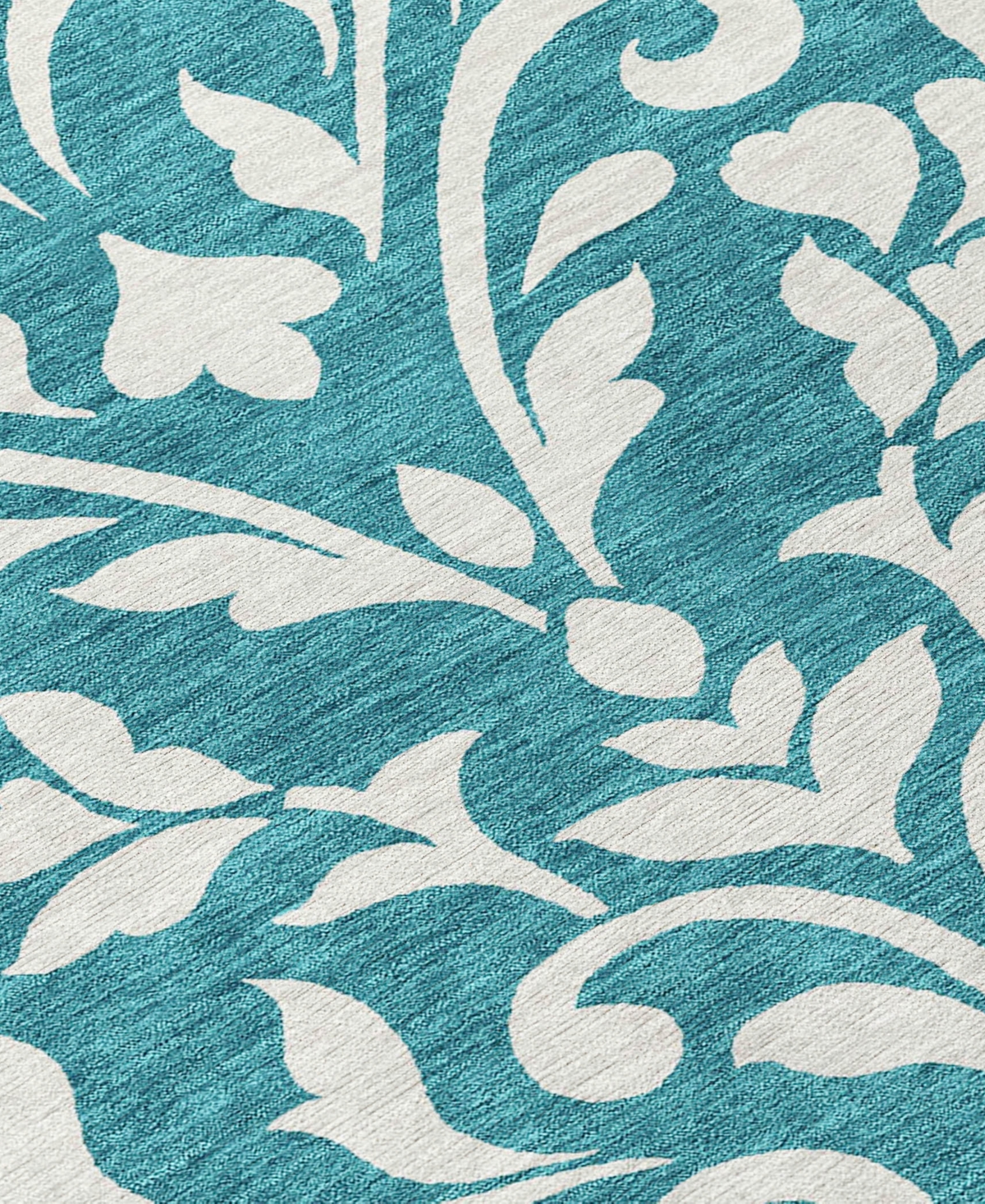 Shop Addison Chantille Machine Washable Acn875 8'x10' Area Rug In Teal