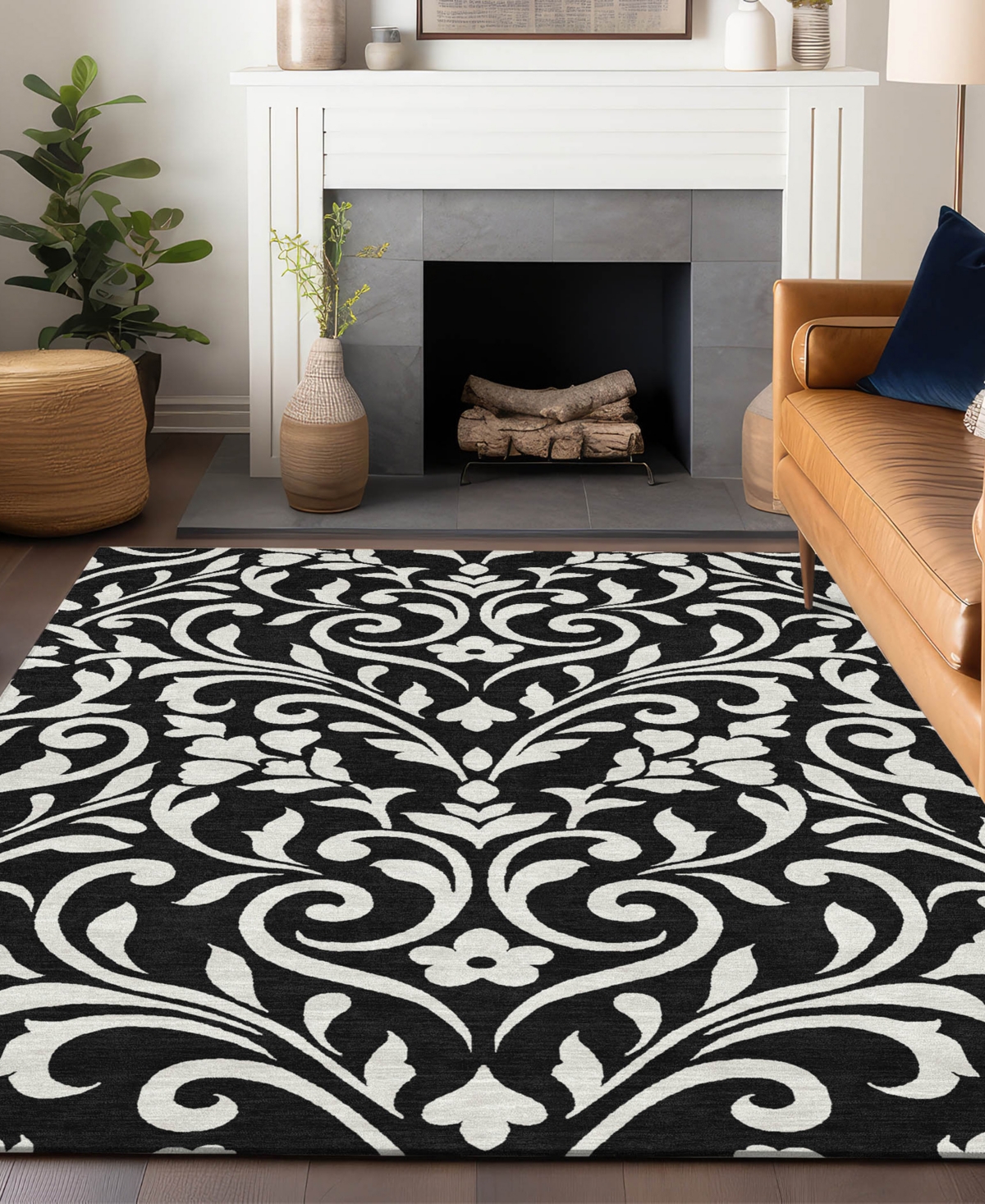 Addison Chantille Acn875 8'x10' Area Rug In Black