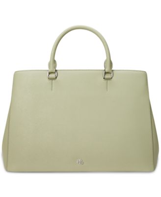 Crosshatch Leather Large Hanna Satchel