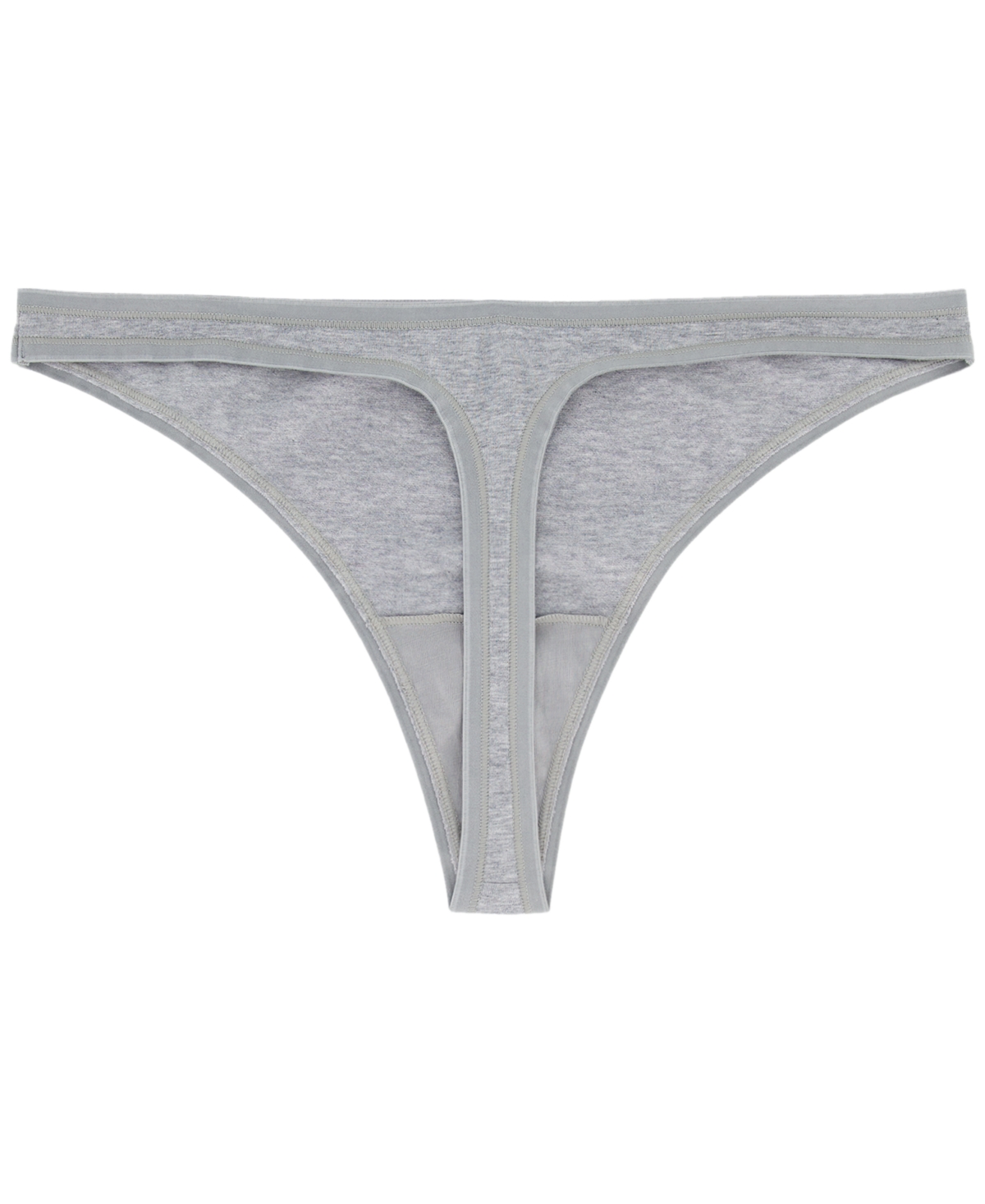 Gap Body Women's Cotton Stretch Thong Underwear Gpw00283 In Light Heather Grey