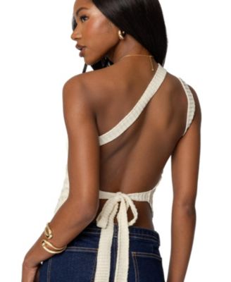 Women's Codi Backless Asymmetric Knit Top
