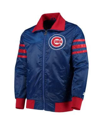 Men's Royal Chicago Cubs The Captain II Full-Zip Varsity Jacket
