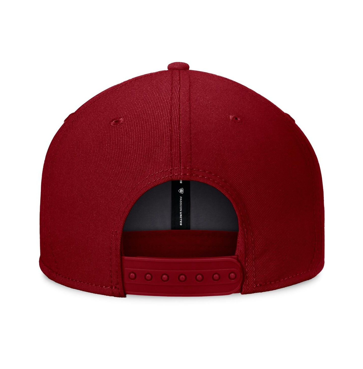 Мужская кепка Top of the World Garnet Florida State Seminoles Fundamental Snapback Hat — фото 4