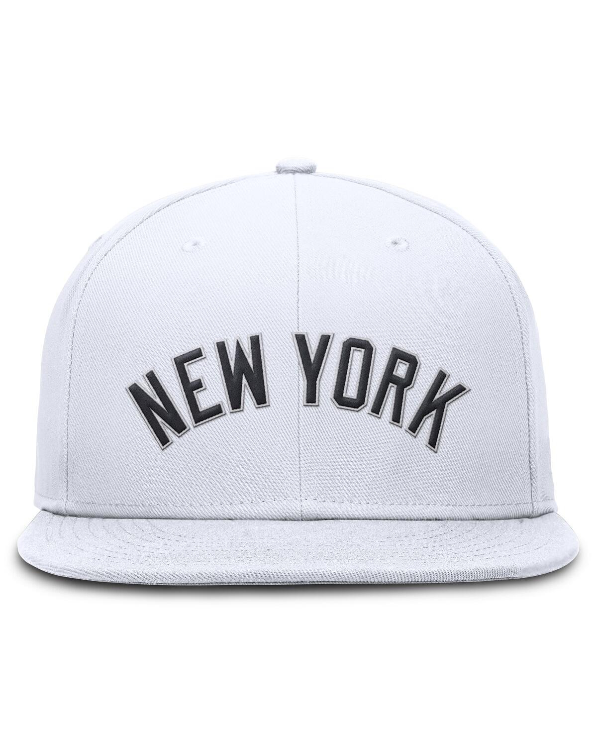 Nike Men's White New York Yankees True Performance Fitted Hat In White