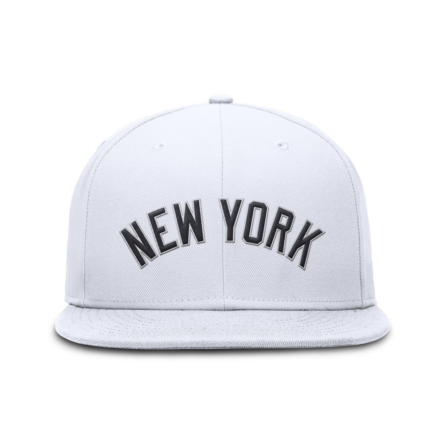 Men's White New York Yankees True Performance Fitted Hat