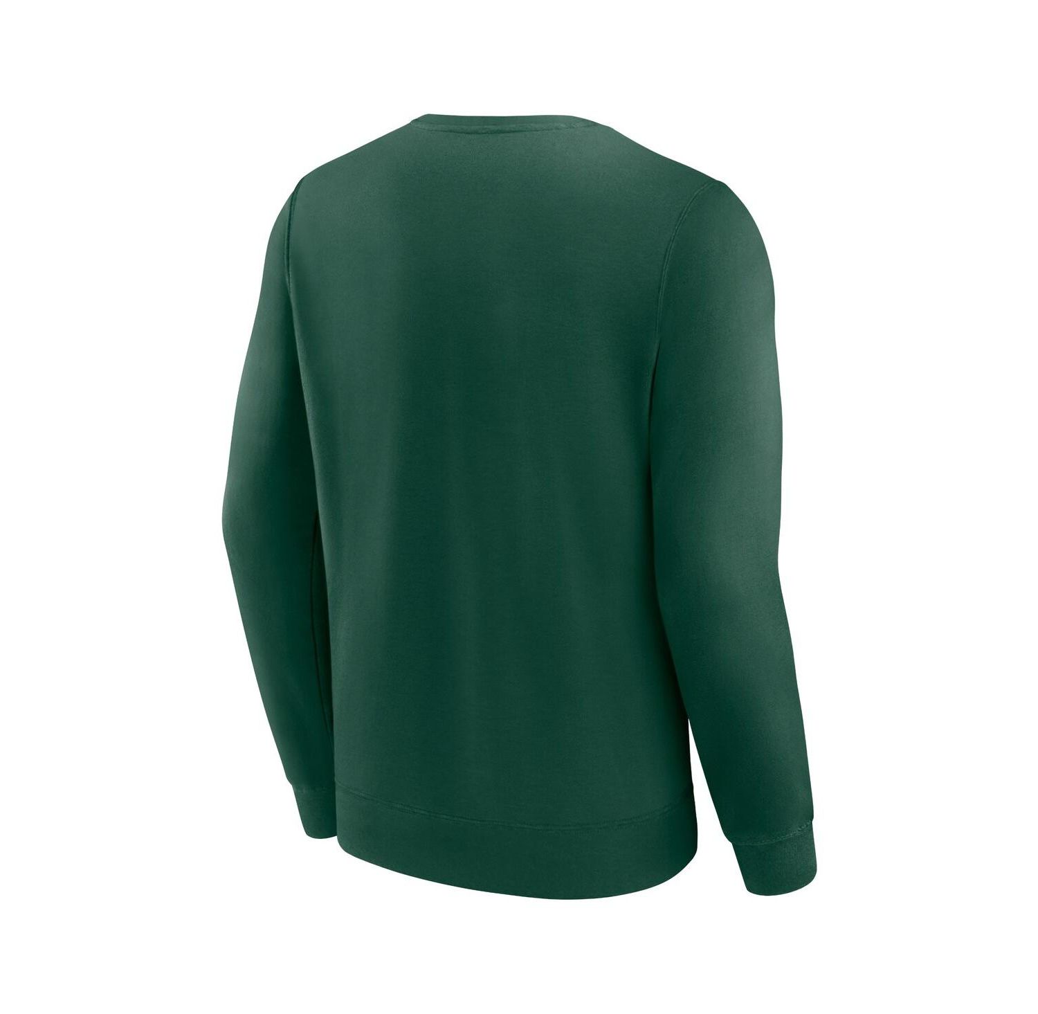 Men's Green Athletics Focus Fleece Pullover Sweatshirt