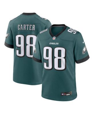 Nike - Men's Jalen Carter Midnight Green Philadelphia Eagles Team Game Jersey