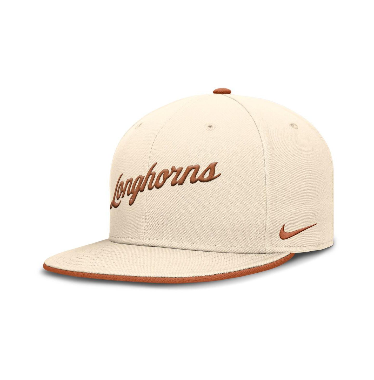 Мужская кепка Nike Natural Texas Longhorns Primetime True Performance Fitted Hat — фото 3