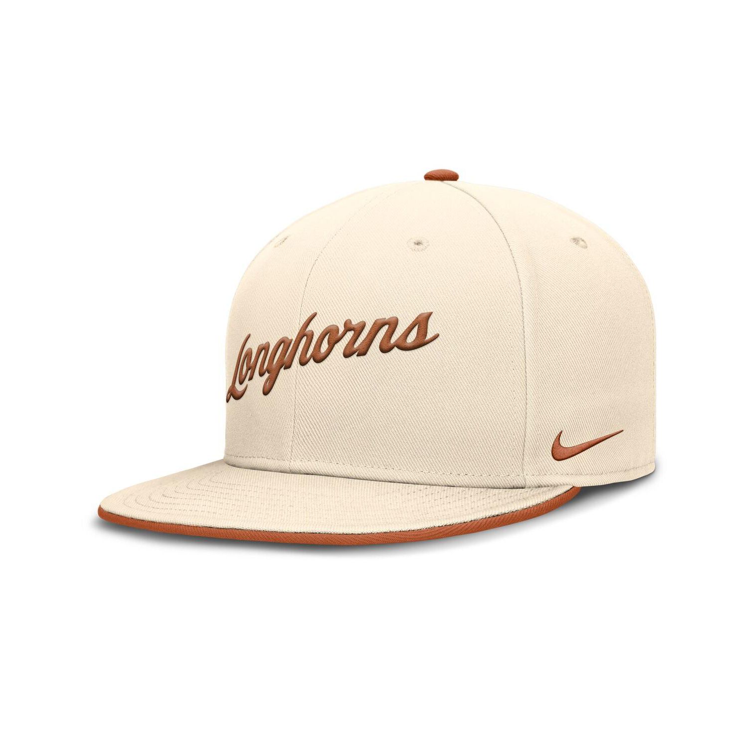 Men's Natural Texas Longhorns Primetime True Performance Fitted Hat