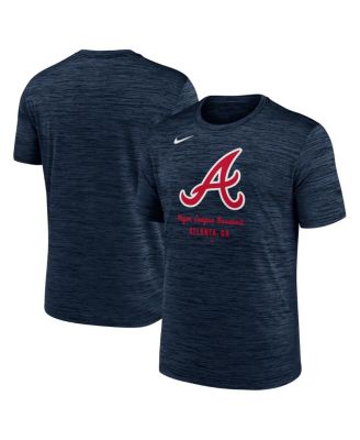 Nike - Men's Navy Atlanta Braves Velocity Performance T-shirt