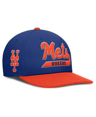Nike - Men's Royal/Orange New York Mets Pro Performance Snapback Hat