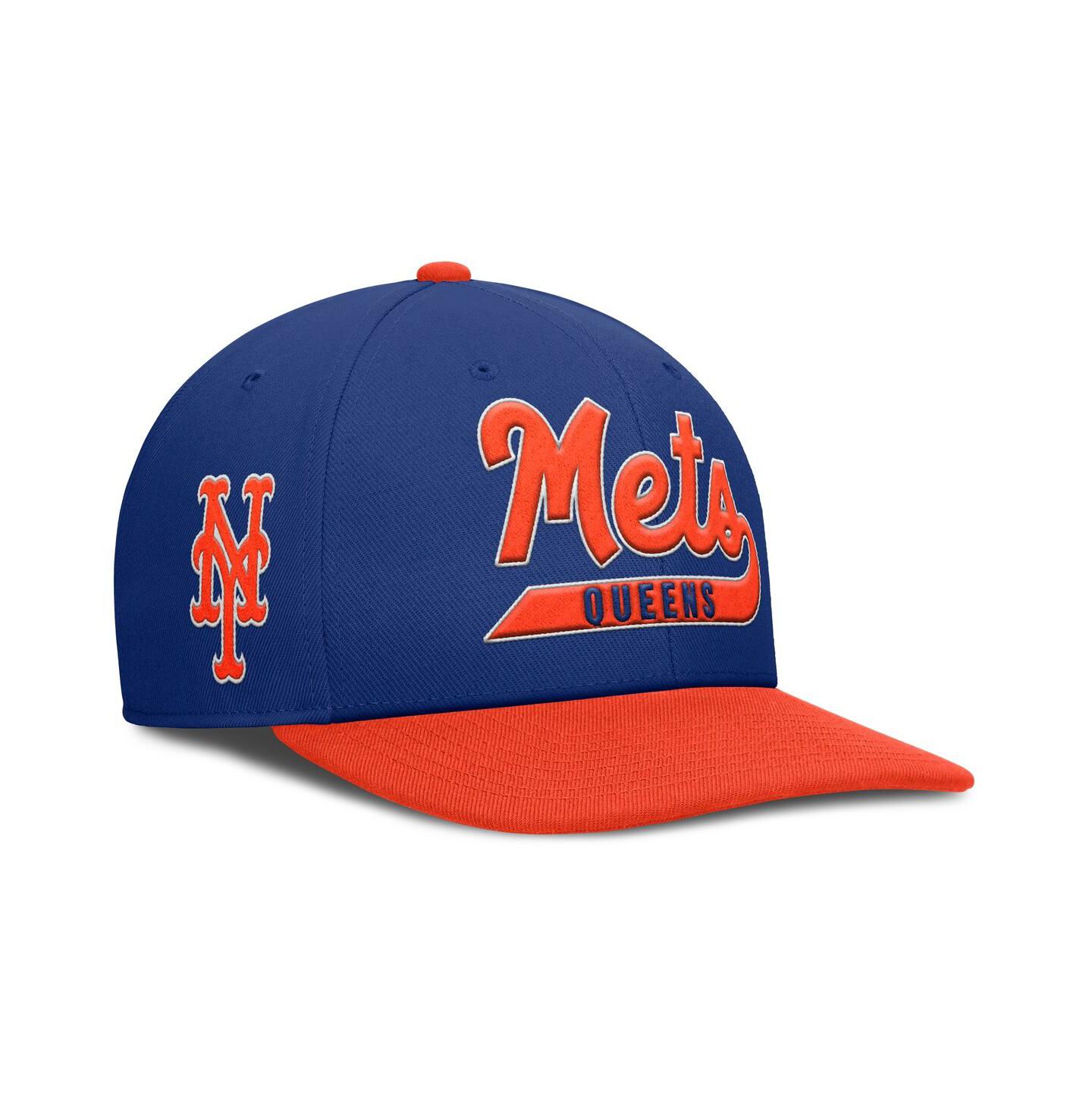 Мужская кепка Nike Royal/Orange New York Mets Pro Performance Snapback Hat — фото 1
