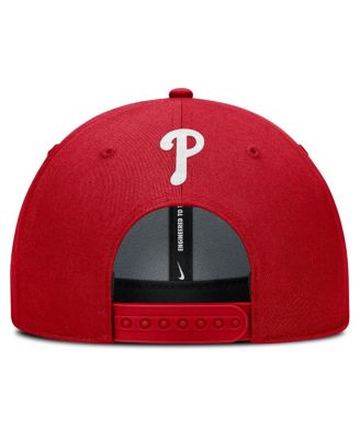Men's Red Philadelphia Phillies Rise Gaberdine Adjustable Hat