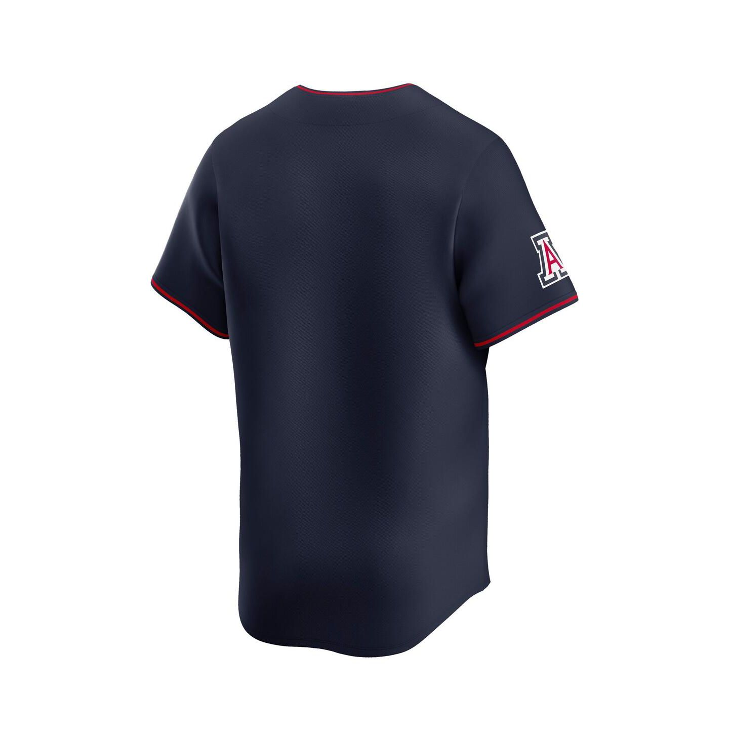 Мужской топ Nike Navy Arizona Wildcats College Limited Baseball Jersey — фото 3