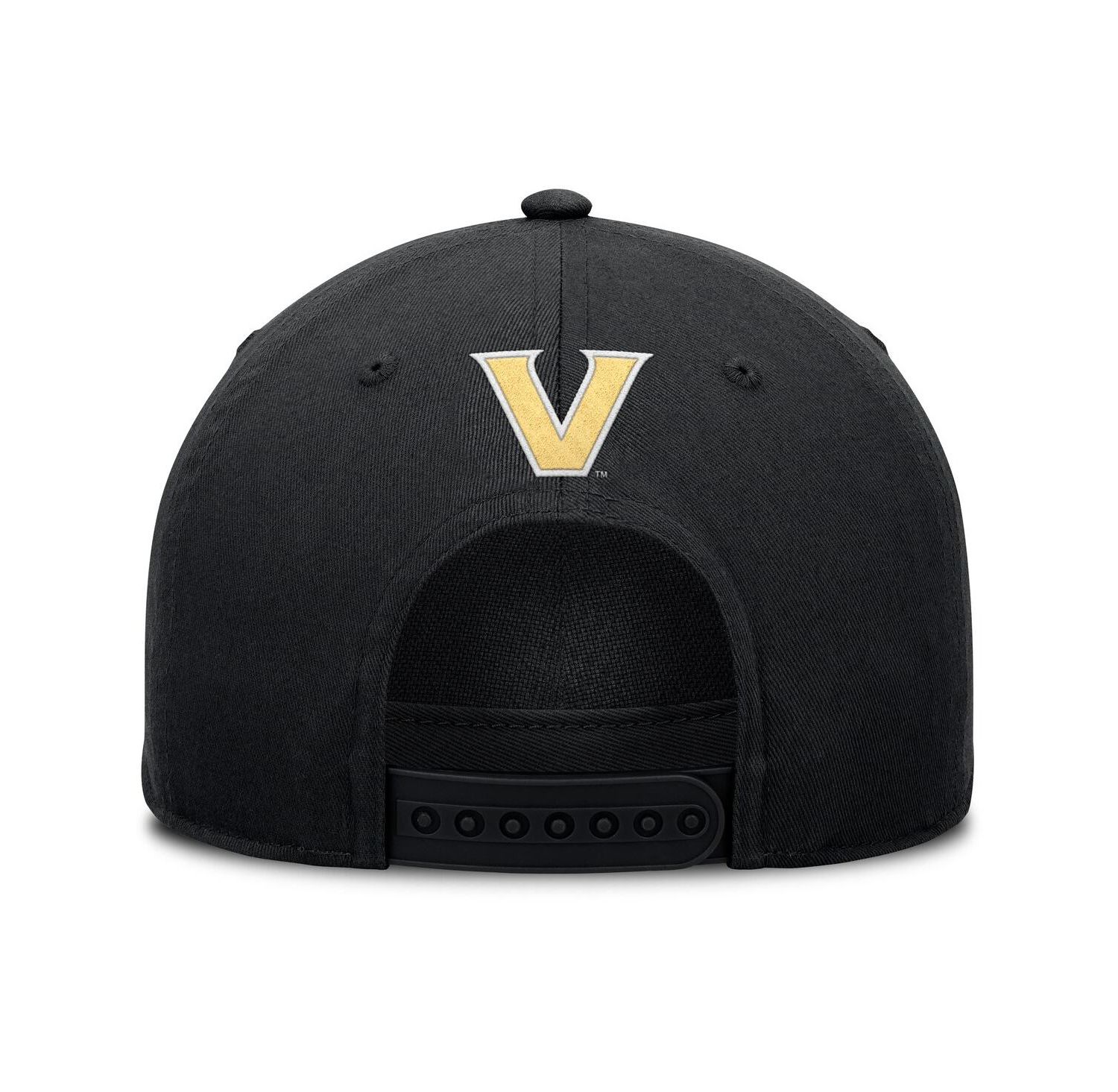 Men's Black Vanderbilt Commodores Foul Ball Rope Adjustable Hat