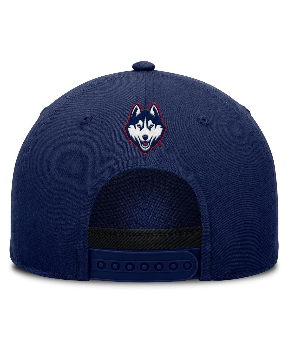 Fanatics Men's Navy Uconn Huskies Foul Ball Rope Adjustable Hat In Blue ...