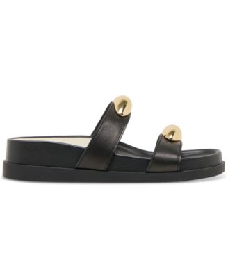 Women's Satine Jewelry Double Band Bracelet Footbed Sandals   