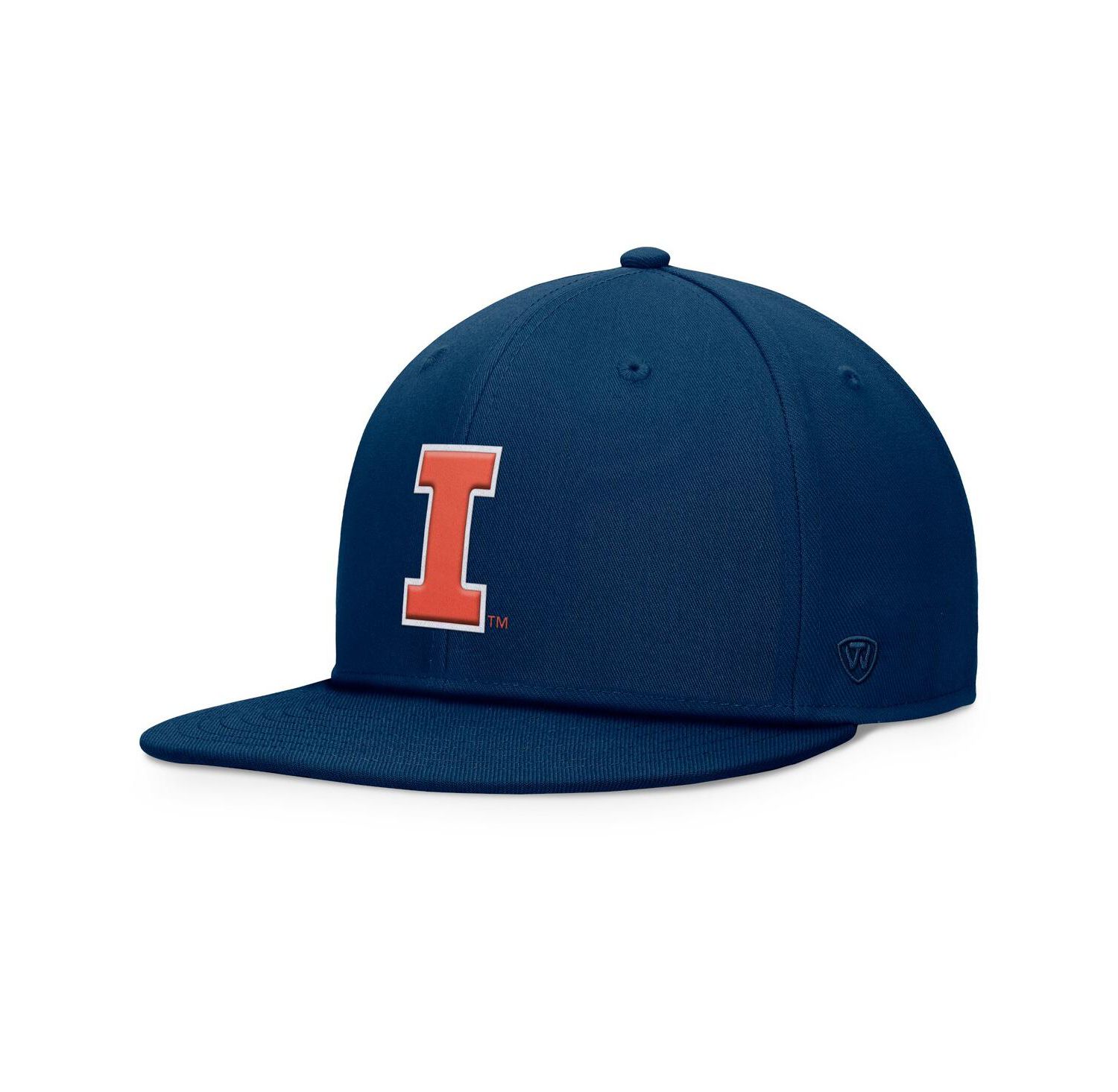 Men's Navy Illinois Fighting Illini Fundamental Snapback Hat
