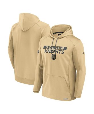 Fanatics - Men's Gold Vegas Golden Knights Authentic Pro Alternate Fleece Pullover Hoodie