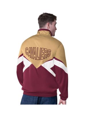 Men's Wine Cleveland Cavaliers Rush Applique Full-Zip Track Jacket