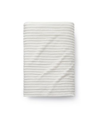 Ultra Soft & Light Ribbed Fleece Blanket - Throw/Travel 50"x60"