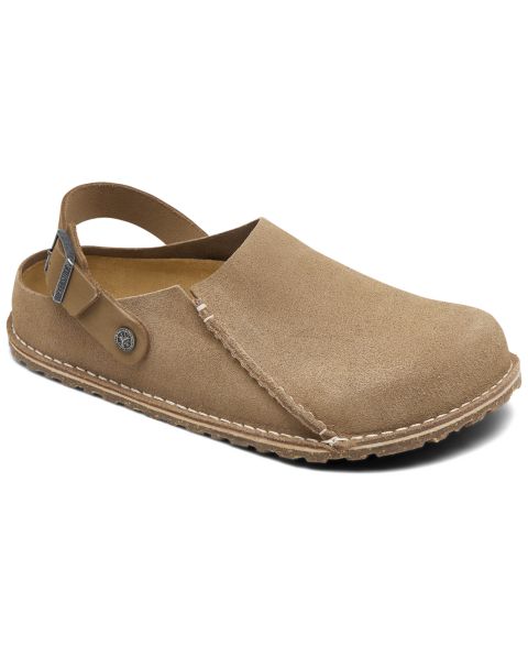 Мужские сабо Birkenstock Lutry 365 Suede, цвет: Бежевый