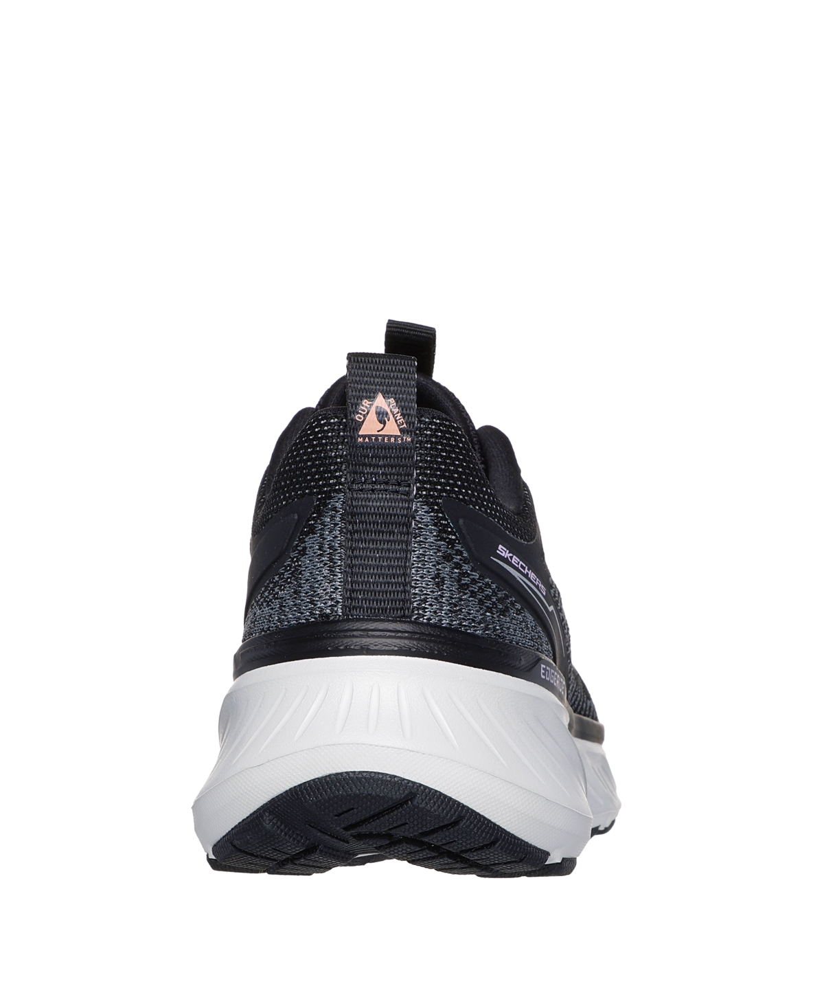 Skechers Women's Relaxed Fit: Edgeride Power Flow Athletic Sneakers From Finish Line In Black,lavender