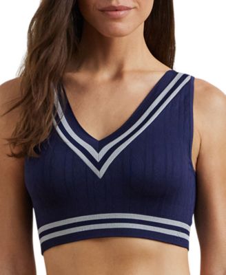 Lauren Ralph Lauren - Women's Cricket Cable-Texture Longline Bralette