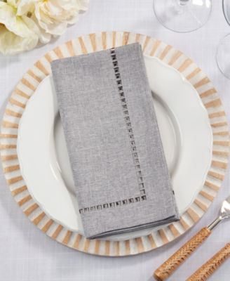 Laser-Cut Hemstitch Napkin, Set of 4